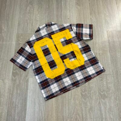 Black Checked Half Sleeve Shirt